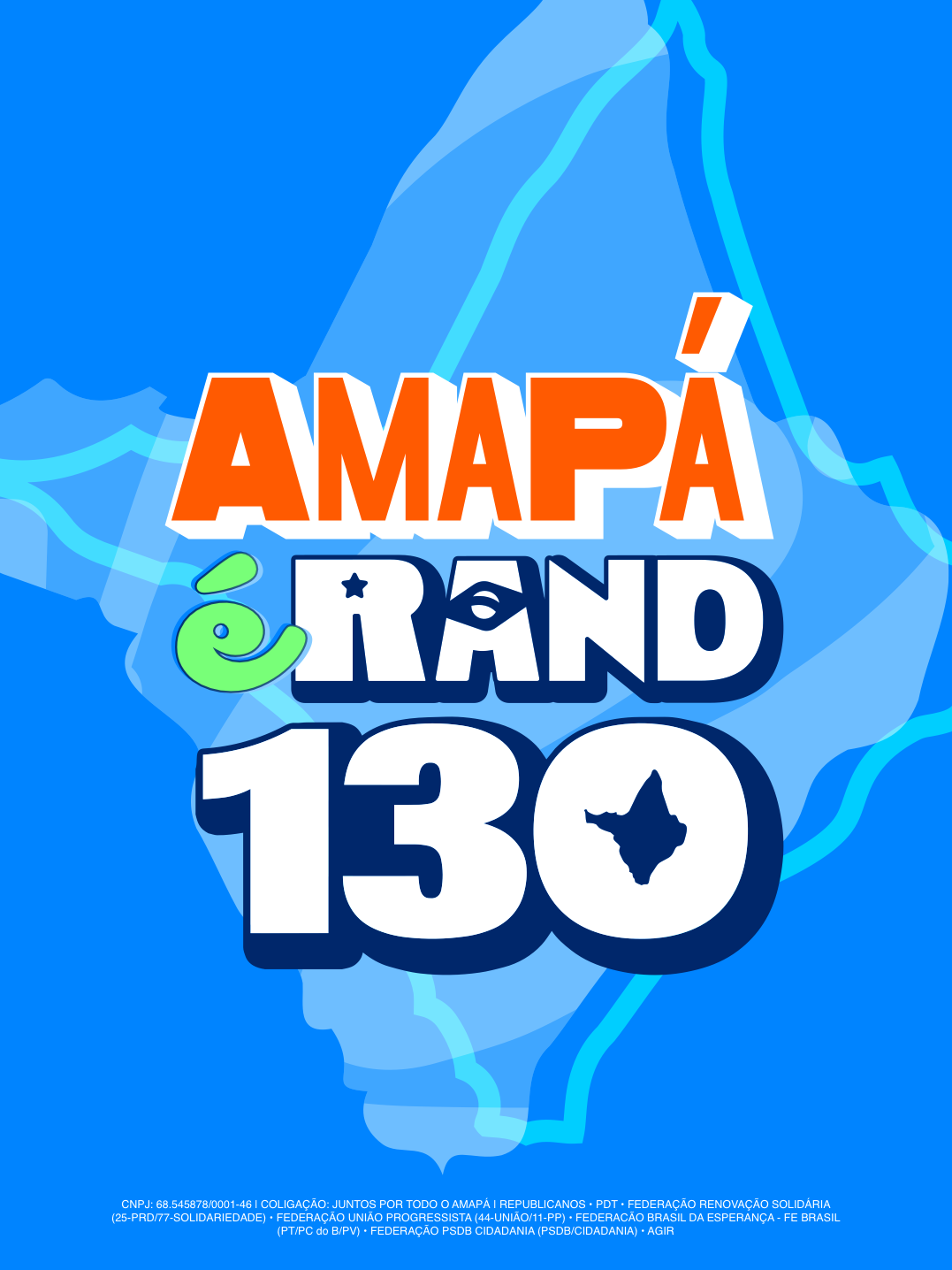 Arte da campanha para Amapá