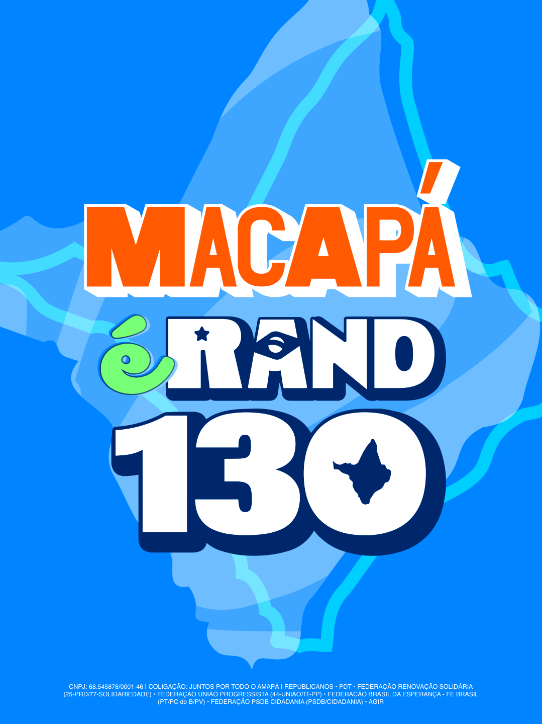 Arte da campanha para Macapá