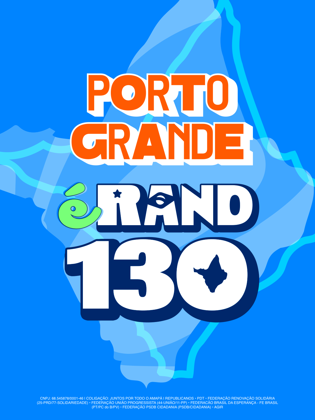 Arte da campanha para Porto Grande