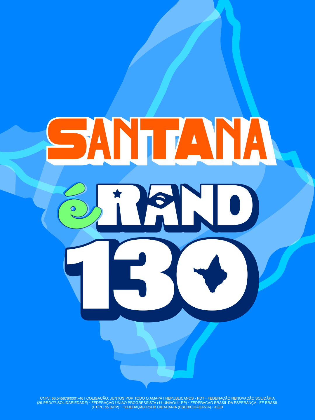 Arte da campanha para Santana