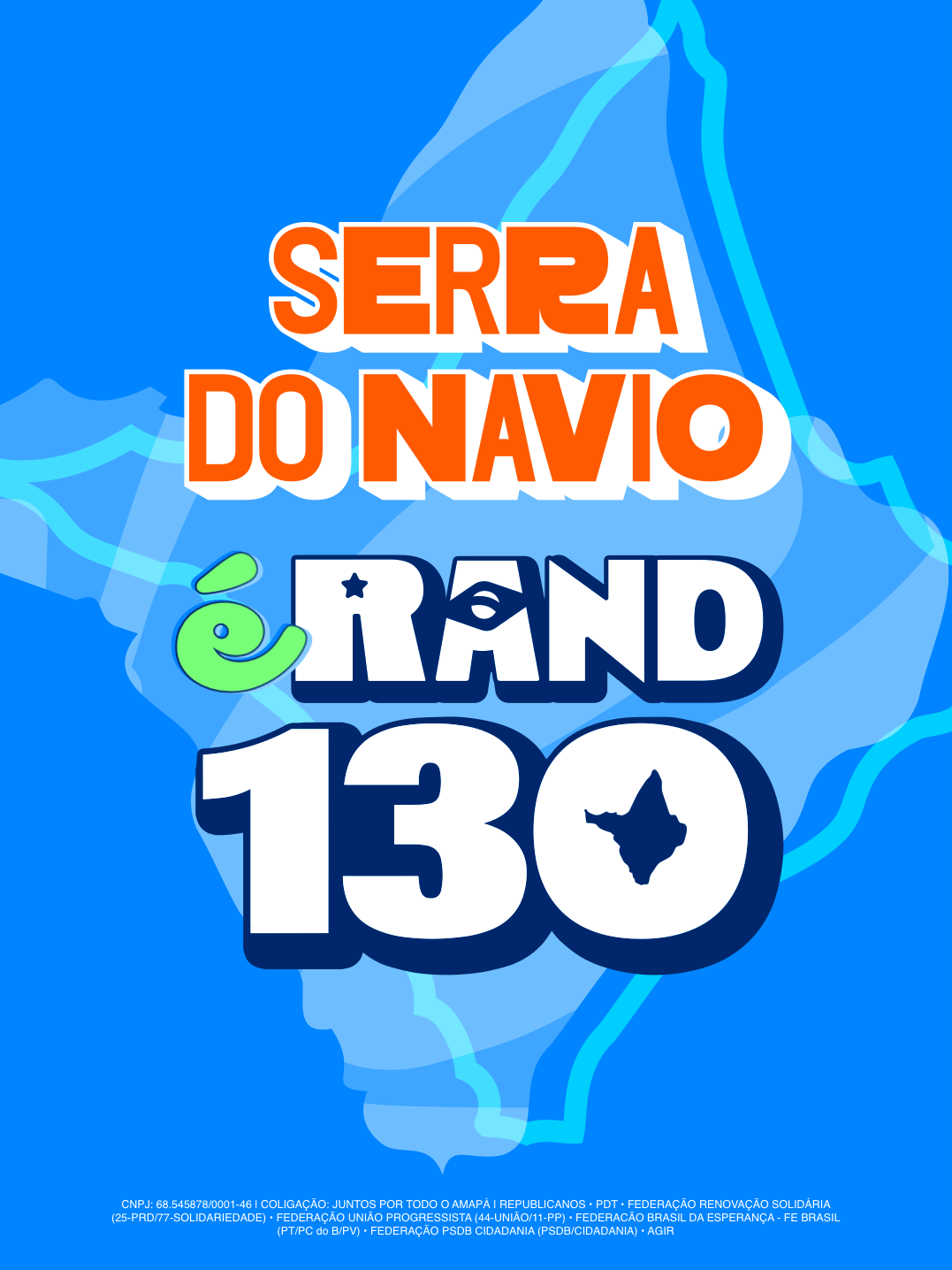 Arte da campanha para Serra do Navio