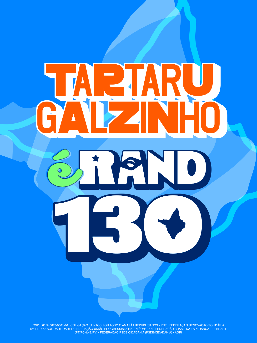 Arte da campanha para Tartarugalzinho